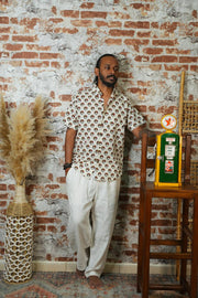 Printed cotton shirt